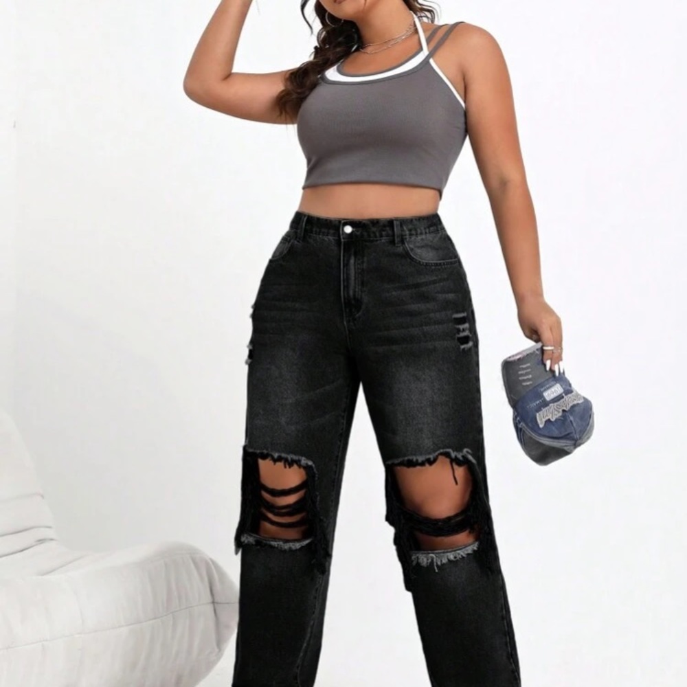Distressed Jeans